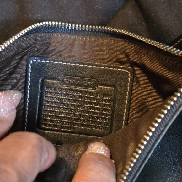 Coach Black Leather Womem Cometic Wallet - Picture 5 of 5